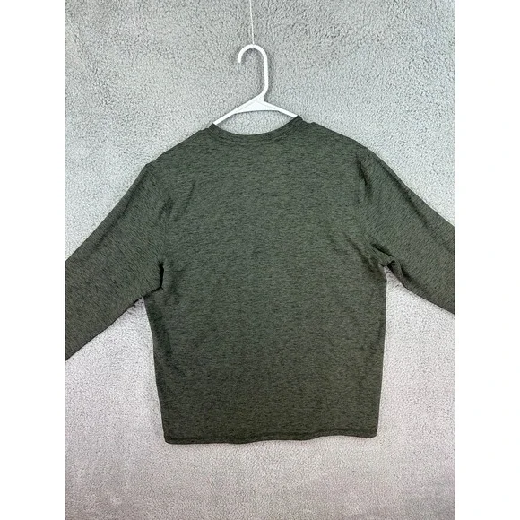 Rugged Elements Durable Utility Shirt Men's Medium Long Sleeve Green Sueded New